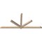 Ekena Millwork Kennewick Smooth Timber Gable Bracket, Douglas Fir, 96"W x 44"H x 3 1/2"D x 3 1/2"F, 11/12 Pitch GBW096X44X0404KEN00SDF - alternate 4